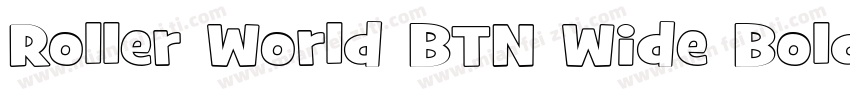Roller World BTN Wide Bold Out字体转换